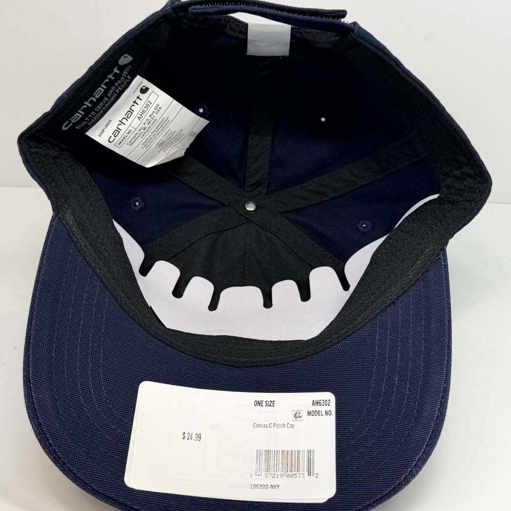 Carhartt FORCE Canvas C Patch Cap One Size Adjustable Pink Hat NWT OSFM - Picture 5 of 7